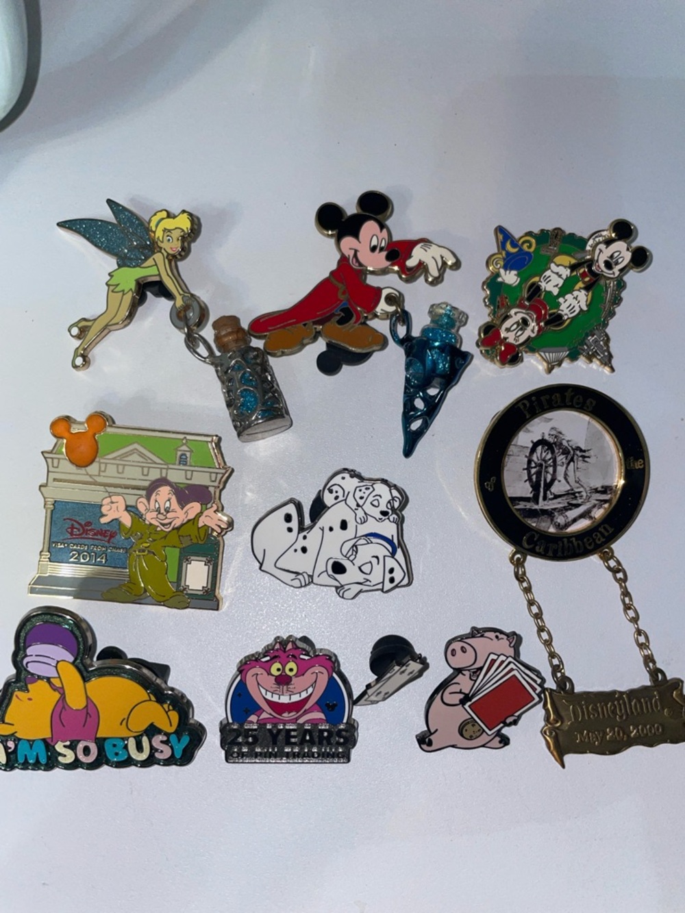 Disney pins $9 each!